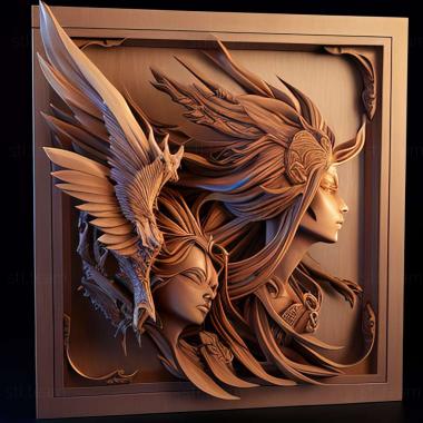 3D model final fantasy (STL)